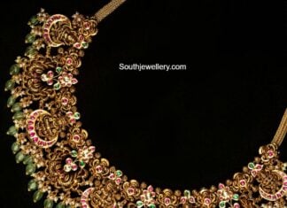 antique gold lakshmi nakshi necklace ananth diamonds