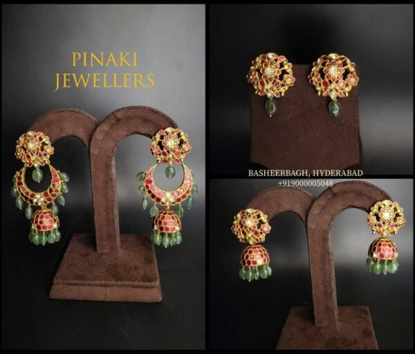 convertible kundan jhumkas