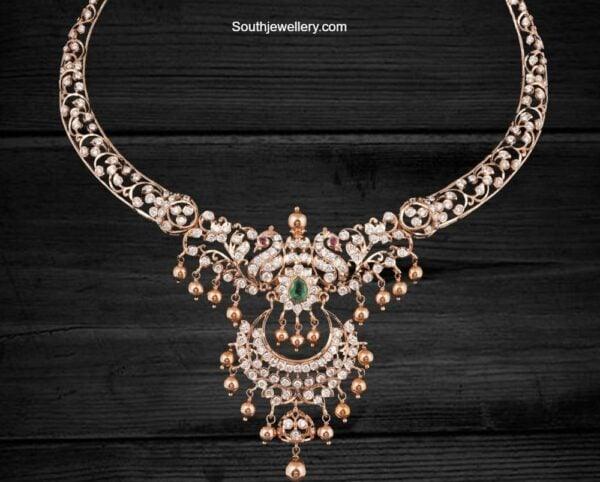 diamond necklace pavan mor