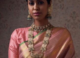 pearl choker and haram set