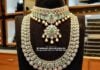 diamond emerald necklace set