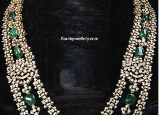 diamond emerald necklace ananth diamonds