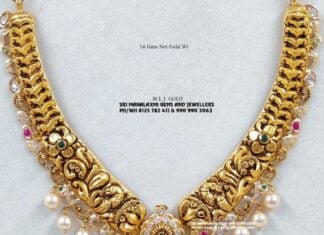 kate nakshi necklace with lakshmi pendant