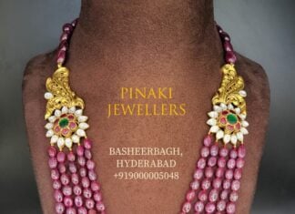 layered ruby beads haram