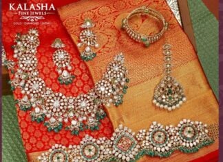 polki jewellery set