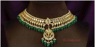 kundan choker and erarings