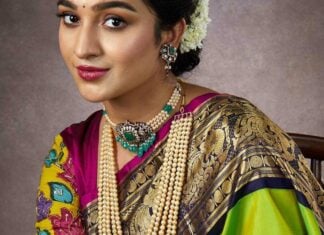 pearl choker and haram