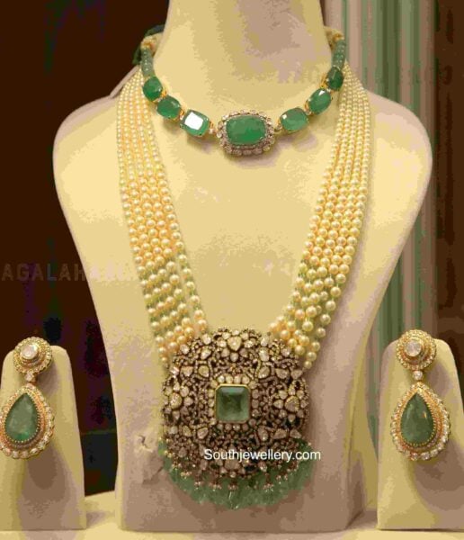 pearl haram with polki pendant (4)