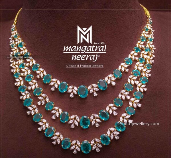 diamond emerald necklace