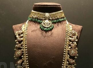 tussi choker and polki haram