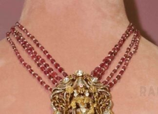 ruby beads mala with polki pendant arts by sia (1)