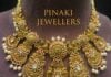 antique gold nakshi kundan necklace