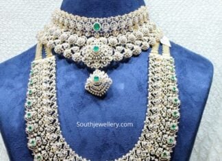 bridal diamond choker and haram