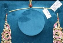 Lord Krishna kundan necklace lord krishna kundan necklace