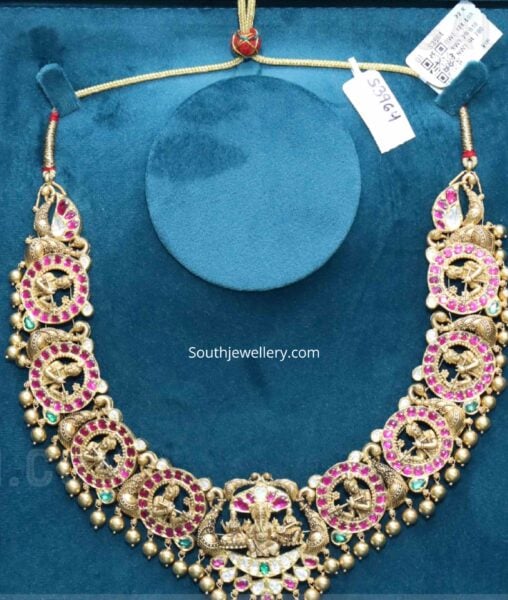 lord krishna kundan necklace