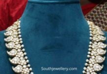 polki diamond mango mala
